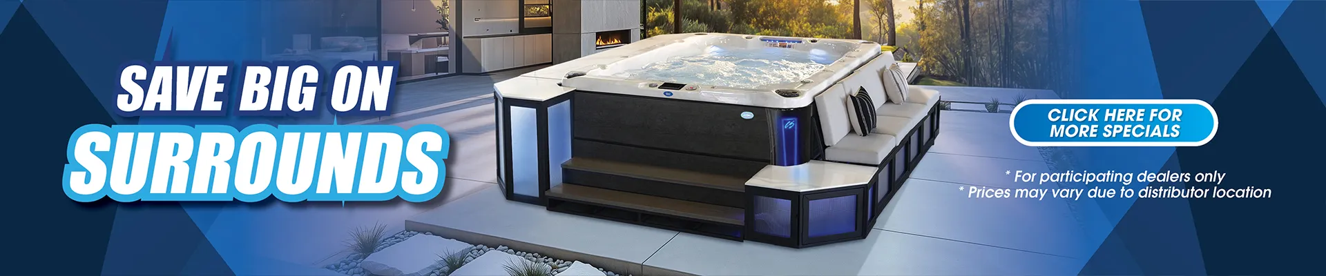 Calspas hot tub being used in a family setting - Santa Monica
