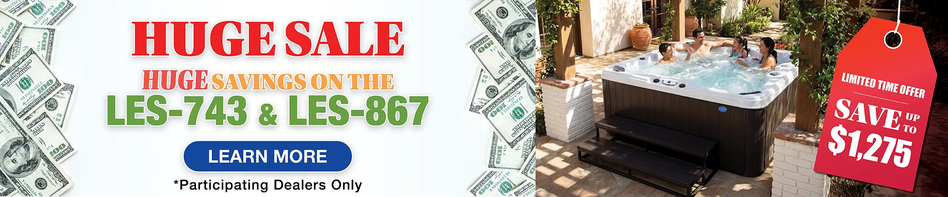 Calspas hot tub being used in a family setting - Santa Monica