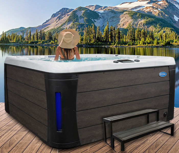 Calspas hot tub being used in a family setting - hot tubs spas for sale Santa Monica